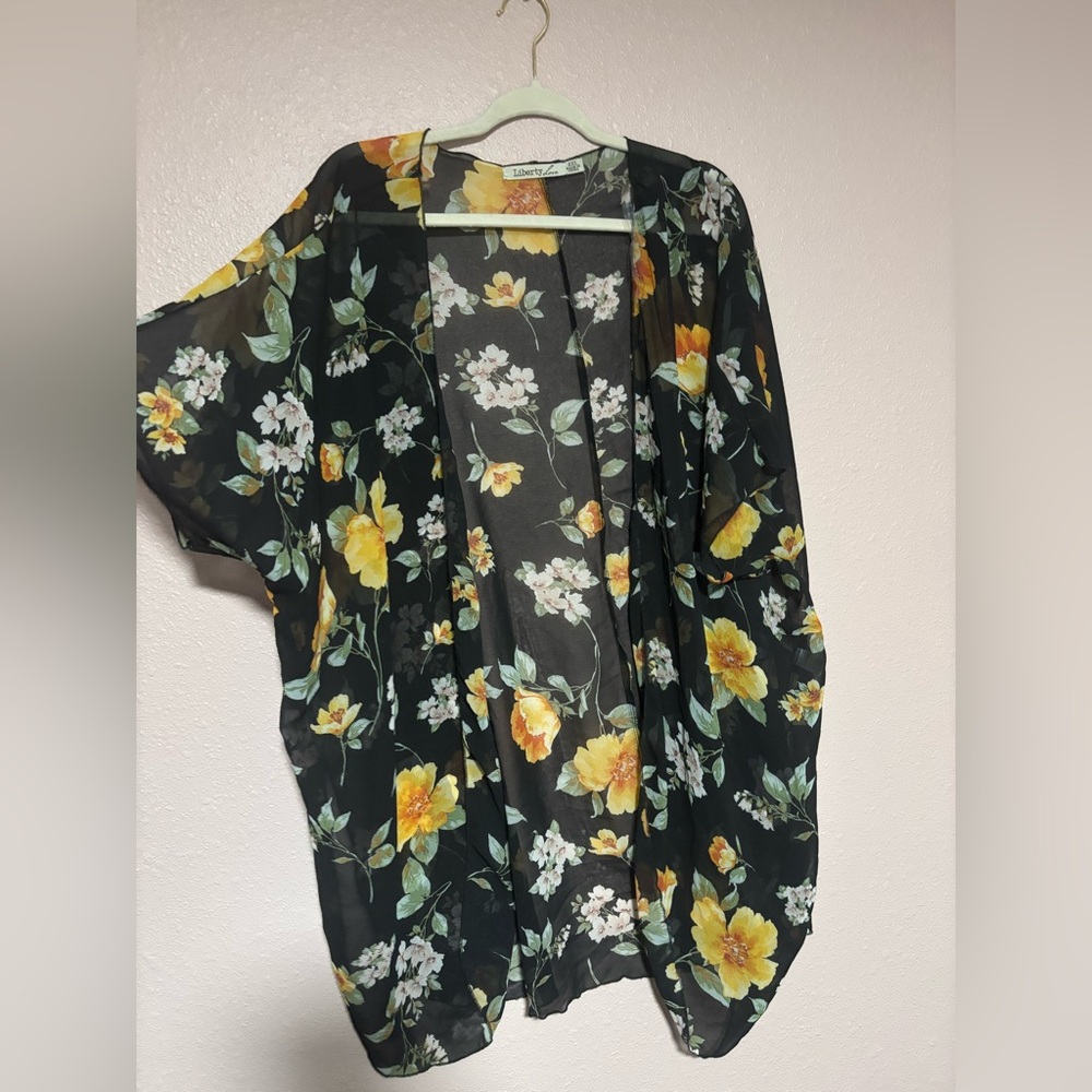 Floral Sheer Kimono